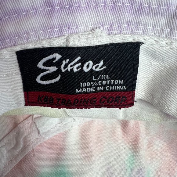 KB Ethos Unisex Tie Dye Rainbow Bucket Hat L/XL - Picture 5 of 5